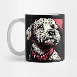 Retro Art Bedlington Terrier Dog Lover Mug